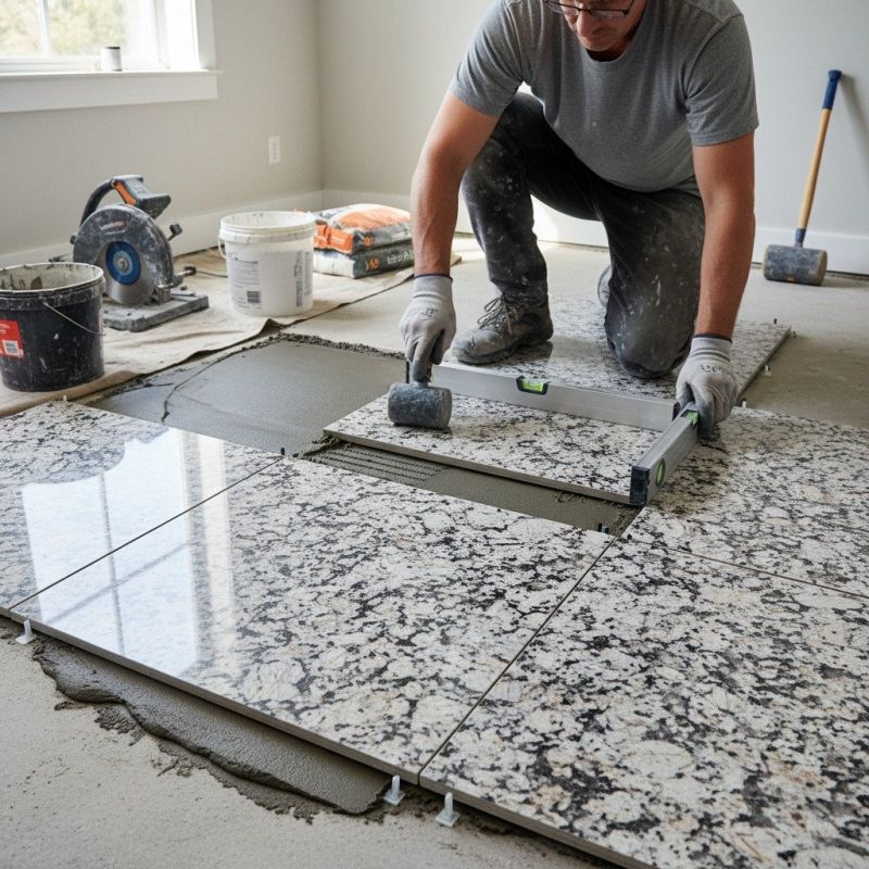 Granite Tiles Installation